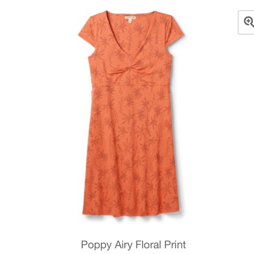 Toad & Co Rust Orange Dress Large from REI 🧡🐸